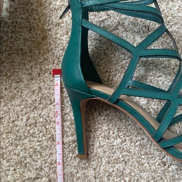 Antonio Melani Teal Cages Sandals - Picture 5 of 5